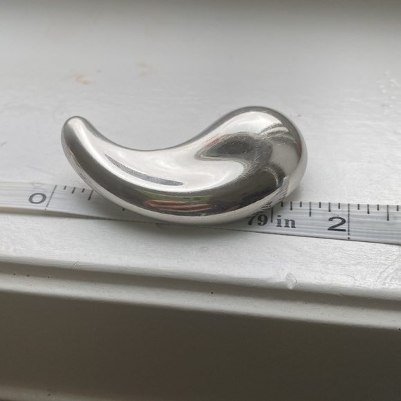 Authentic Vintage Tiffany & Co. Elsa Peretti Bean brooch Spain Sterling - Picture 3 of 8